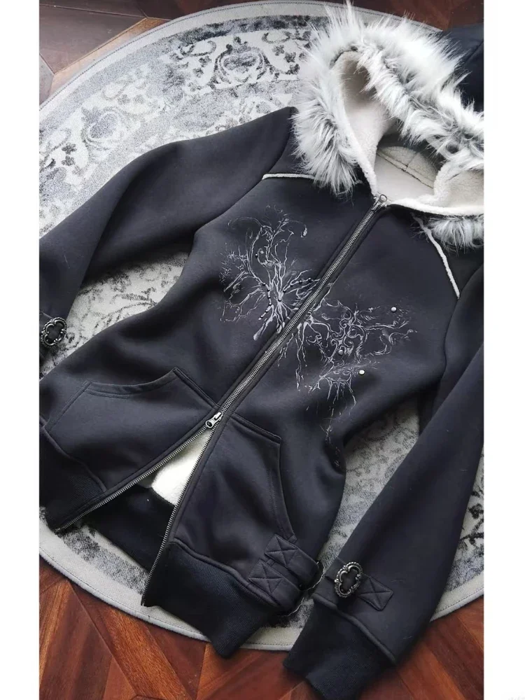 Aesthetic Vintage Natural Long Sleeve Print Coat Women Design Chic Solid Zipper Hoodie Female High Street Lint Slim Cardigan New
Aesthetic Vintage Natural Long Sleeve Print Coat Women Design Chic Solid Zipper Hoodie Female High Street Lint Slim Cardigan New