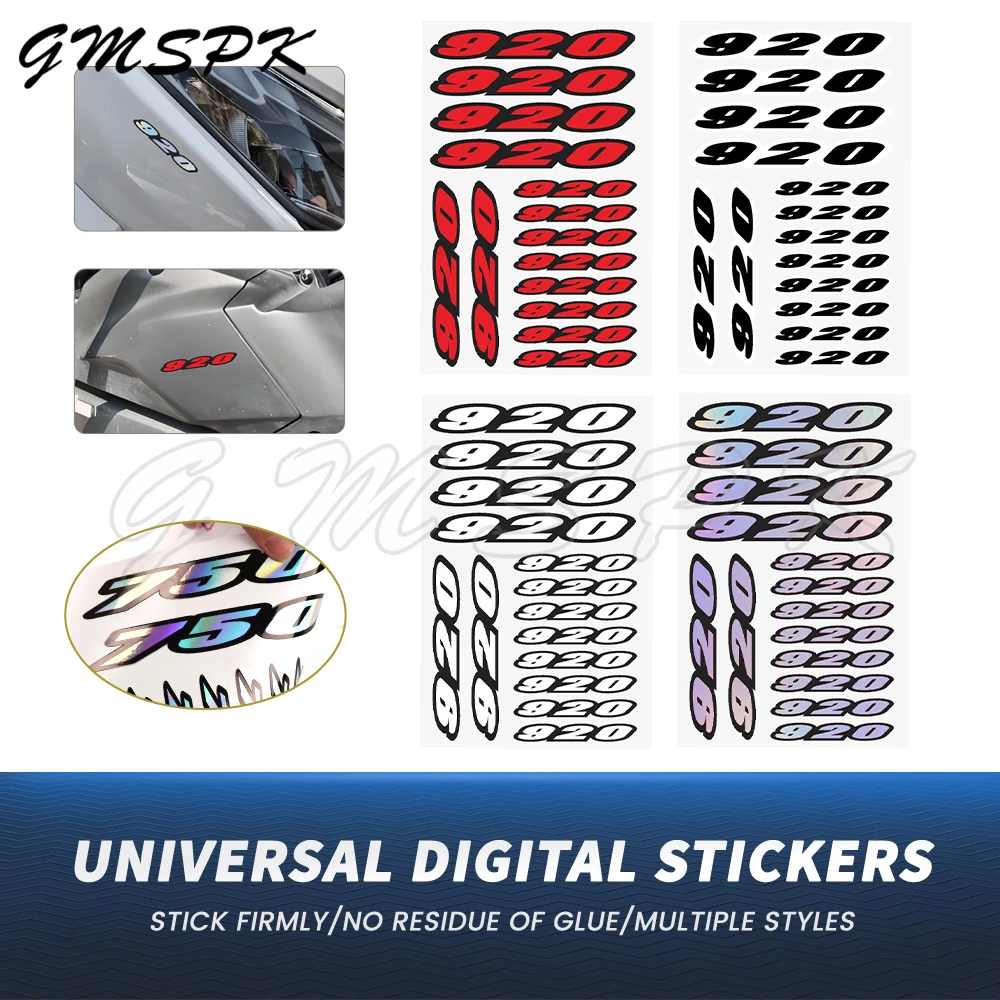 Black White Red Laser Motorcycle Number 920 Sticker Moto Fairing Fender Fuel Tank Decorative Decals Fit for Augusta Brutale 920
Black White Red Laser Motorcycle Number 920 Sticker Moto Fairing Fender Fuel Tank Decorative Decals Fit for Augusta Brutale 920