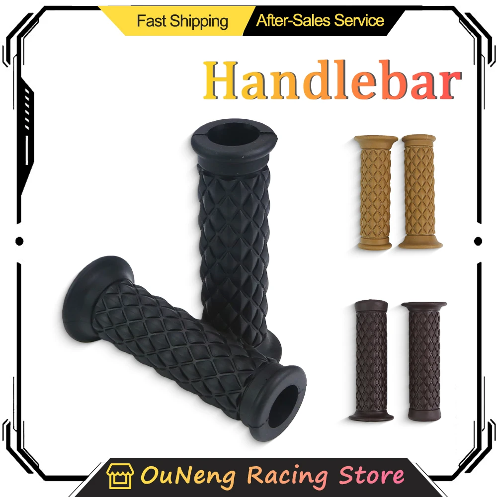 Universal 7/8" 22mm Retro Motorcycle Hand Grips Non-slip Rubber Handlebar Grips For Honda, Yamaha, Suzuki, Kawasaki
Universal 7/8" 22mm Retro Motorcycle Hand Grips Non-slip Rubber Handlebar Grips For Honda, Yamaha, Suzuki, Kawasaki