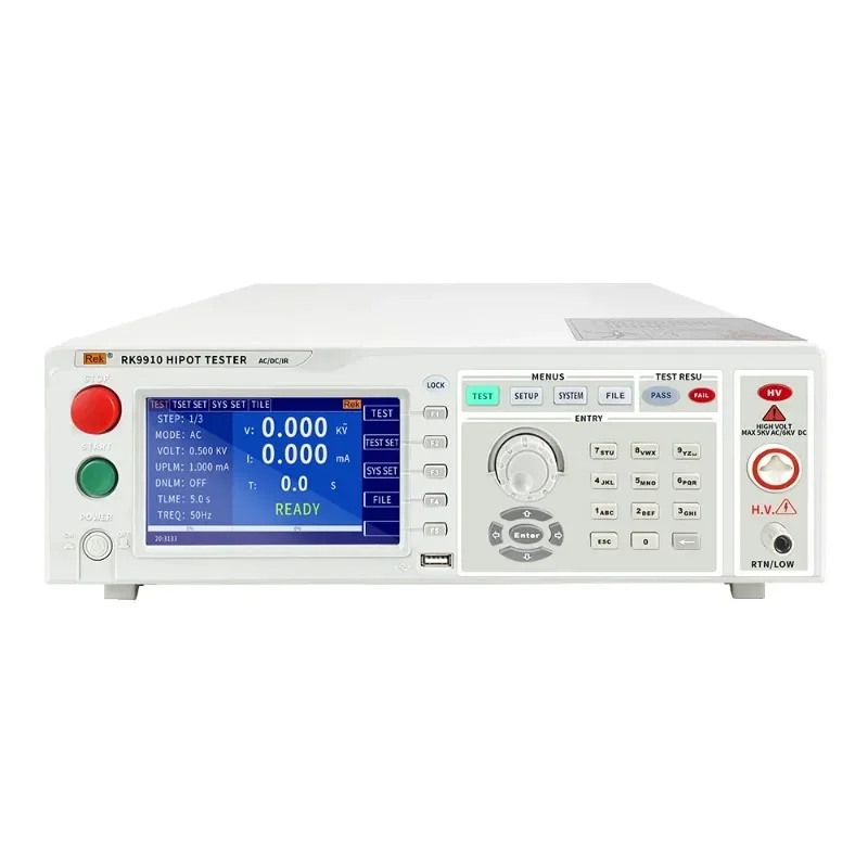 Original Genuine Product AC DC Electrical Digital Hipot Tester 6kV 10mA Programmable Withstanding Voltage Insulation Tester
Original Genuine Product AC DC Electrical Digital Hipot Tester 6kV 10mA Programmable Withstanding Voltage Insulation Tester