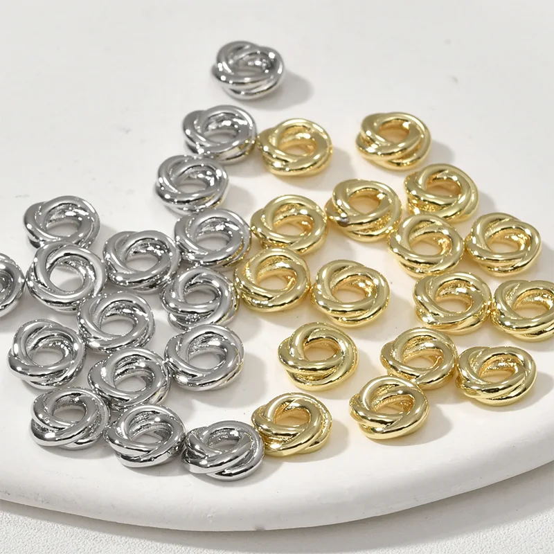 5 штук медных позолоченных круглых бусин-разделителей из витой проволоки, аксессуары для самостоятельного изготовления браслетов, ожерелий и ювелирных изделий
5 штук медных позолоченных круглых бусин-разделителей из витой проволоки, аксессуары для самостоятельного изготовления браслетов, ожерелий и ювелирных изделий