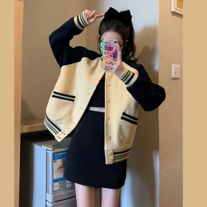 Spring and Autumn Pocket Baseball Clothing Women Personalised Hundred Jacket Sweatshirt Women Coat
Spring and Autumn Pocket Baseball Clothing Women Personalised Hundred Jacket Sweatshirt Women Coat