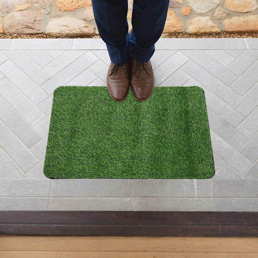 2Pcs Artificial Grass Door Mat Fake Turf Carpet For Use Dog Friendly Entryway Rug Green 
2Pcs Artificial Grass Door Mat Fake Turf Carpet For Use Dog Friendly Entryway Rug Green