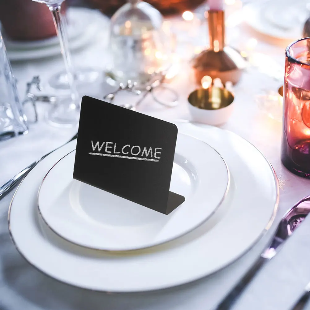 10pcs Food Signage Chalkboards Home Decor Restaurant Tabletop Mini Multifunctional Message Display Price Writing for Menu
10pcs Food Signage Chalkboards Home Decor Restaurant Tabletop Mini Multifunctional Message Display Price Writing for Menu