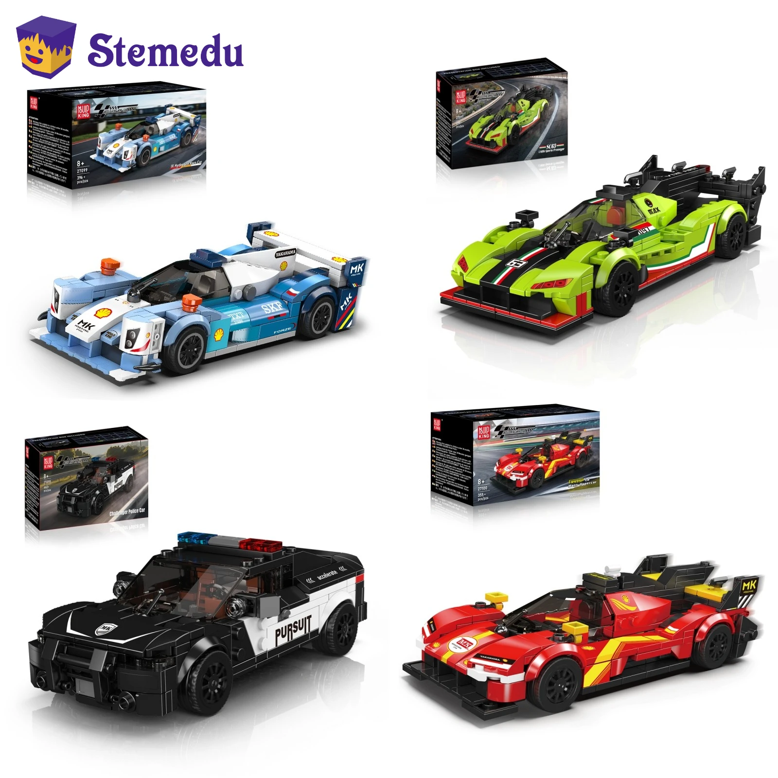 MOLD KING 27097 27098 27099 27100 Спортивный гоночный автомобиль SC63 FR-499P Модель Строительный блок с коробкой для дисплея Кирпич в сборе Рождественский подарок
MOLD KING 27097 27098 27099 27100 Спортивный гоночный автомобиль SC63 FR-499P Модель Строительный блок с коробкой для дисплея Кирпич в сборе Рождественский подарок