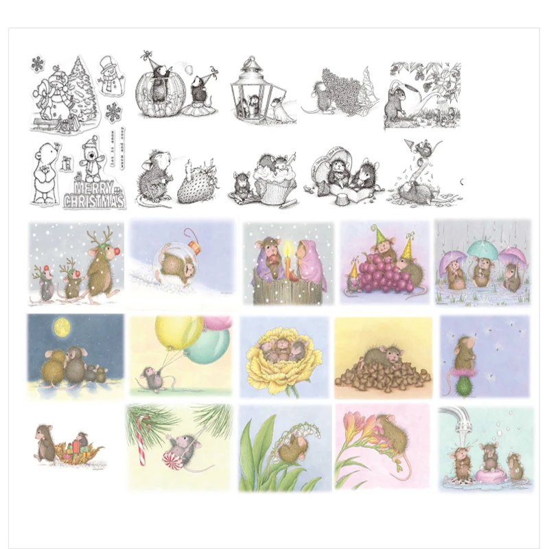 Mouse Clear Silicone Stamp/Seal for DIY scrapbooking/photo album Decorative clear stamp 51118
Mouse Clear Silicone Stamp/Seal for DIY scrapbooking/photo album Decorative clear stamp 51118