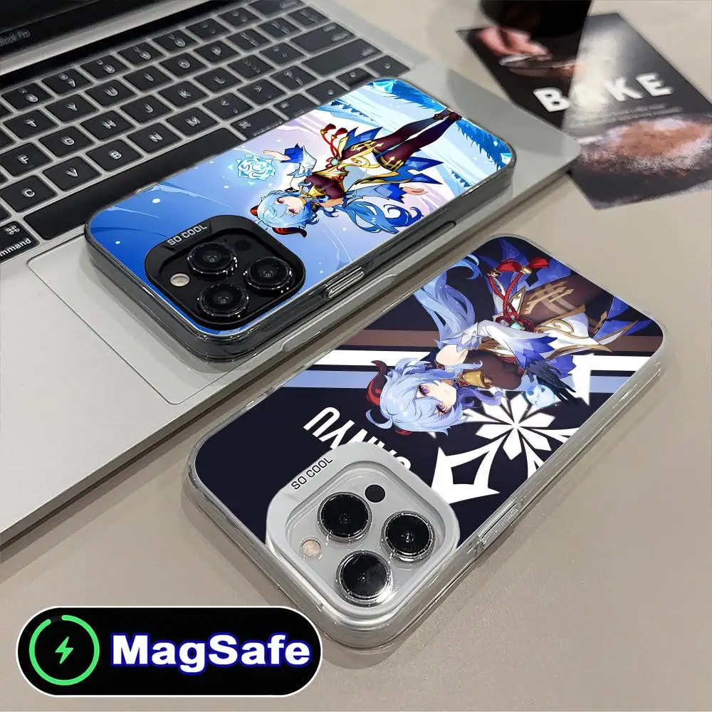 Чехол для телефона Game GI Ganyu для iPhone 17 16 15 14 13 12 11 Air Pro Max Plus MagSafe, полупрозрачный, цветной, роскошный чехол
Чехол для телефона Game GI Ganyu для iPhone 17 16 15 14 13 12 11 Air Pro Max Plus MagSafe, полупрозрачный, цветной, роскошный чехол