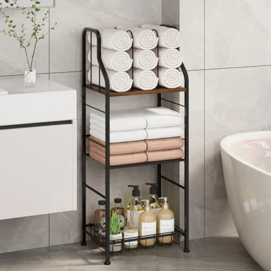 Free Standing Towel Rack - 3 Tier Towel Racks for Bathroom with M-Shaped Dividers Durable Metal Towel Holder Pool Towel Rack Sp
Free Standing Towel Rack - 3 Tier Towel Racks for Bathroom with M-Shaped Dividers Durable Metal Towel Holder Pool Towel Rack Sp