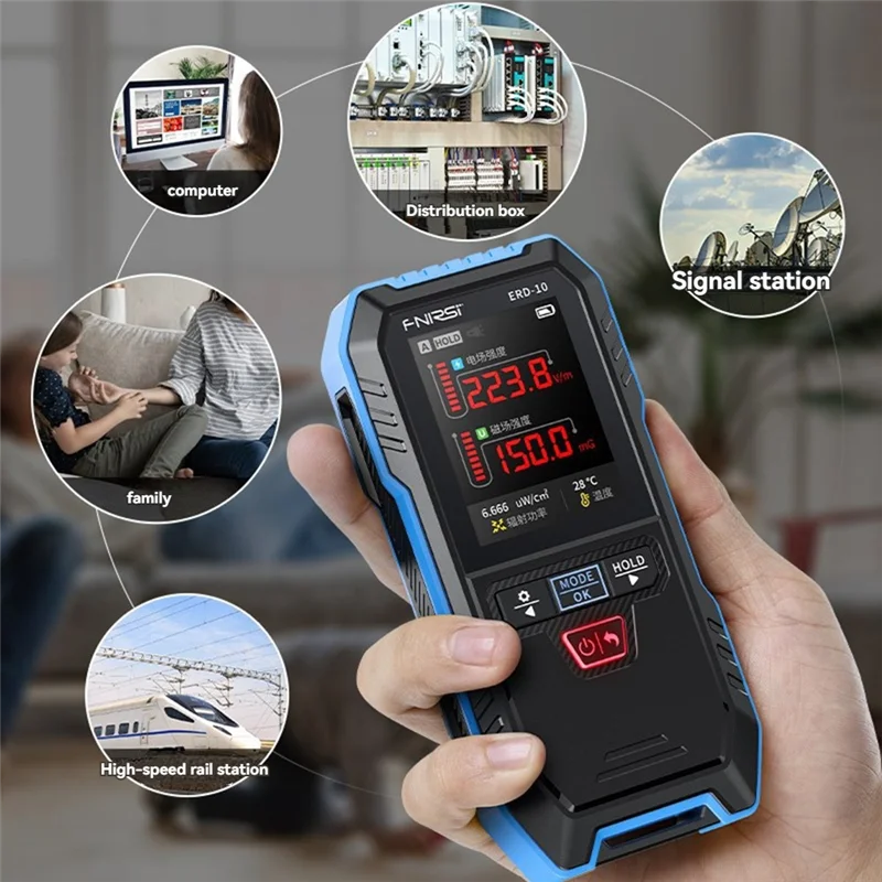 ABVO- ERD-10 Electrical Electromagnetic Radiation Detector Household Appliances For Personal Dose Electromagnetic Field
ABVO- ERD-10 Electrical Electromagnetic Radiation Detector Household Appliances For Personal Dose Electromagnetic Field