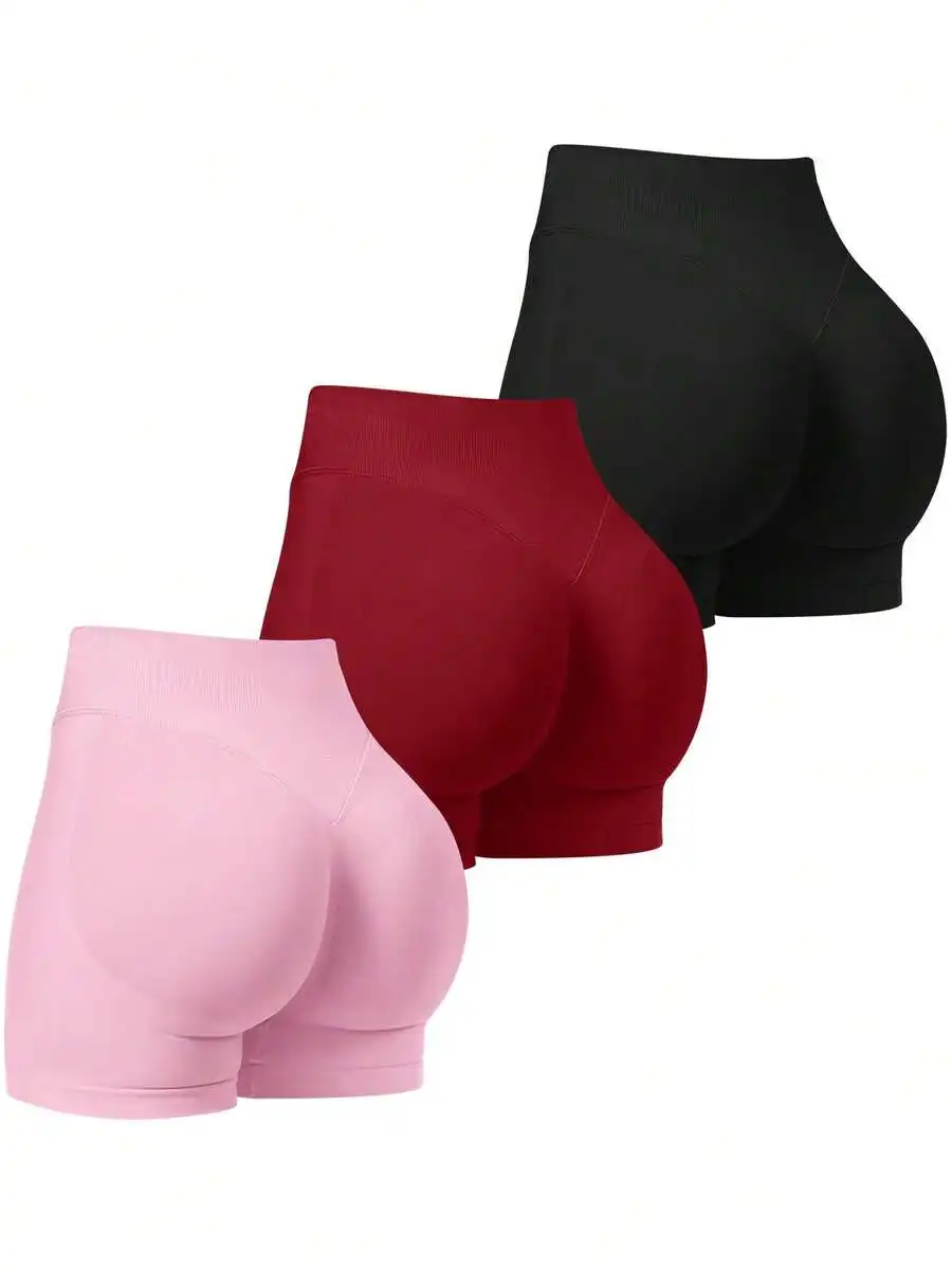 3PCS Women High Waisted Seamless Scrunch Butt Lifting Yoga Gym Shorts Breathable Stretch Tummy Control Athletic Shorts
3PCS Women High Waisted Seamless Scrunch Butt Lifting Yoga Gym Shorts Breathable Stretch Tummy Control Athletic Shorts