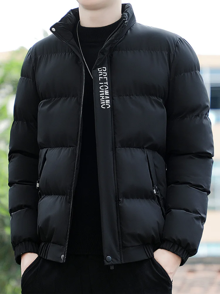 Men's Faionable Thiened Warmth down Cotton Jaet Autumn Winter High-End Feeling Anti-Cold Cotton Outerwear Coat
Men's Faionable Thiened Warmth down Cotton Jaet Autumn Winter High-End Feeling Anti-Cold Cotton Outerwear Coat