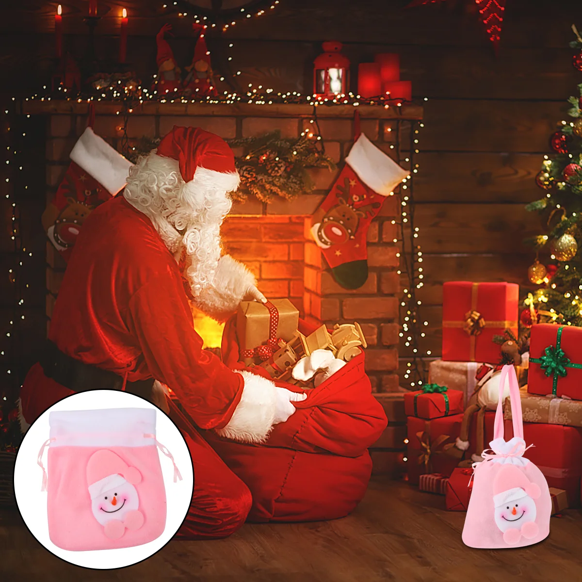 4 Pcs Christmas Gift Bag Bags Drawstring Birthday for Presents Candy Pouch Linen Elder
4 Pcs Christmas Gift Bag Bags Drawstring Birthday for Presents Candy Pouch Linen Elder