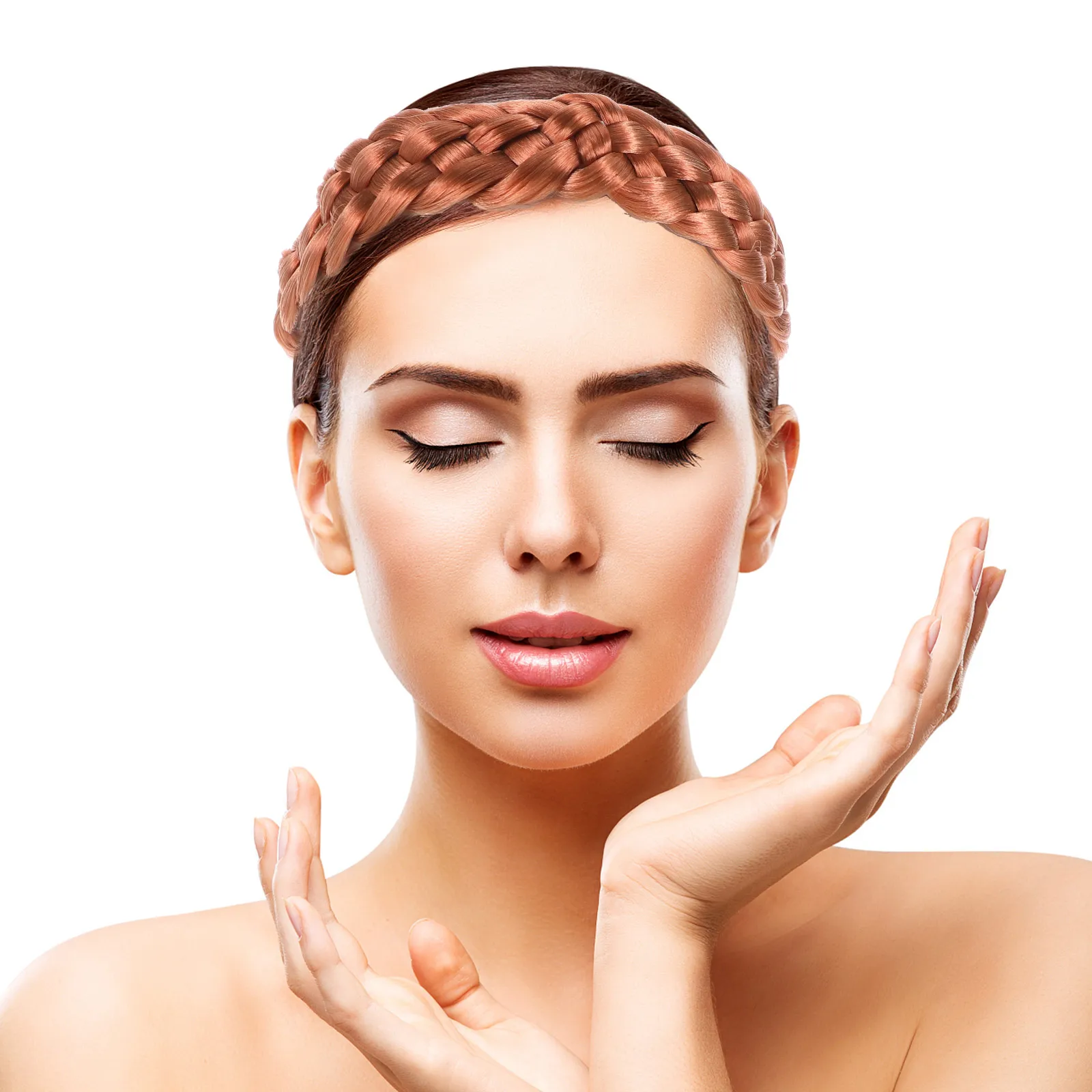 Headb s Plaited Coffee High Temp Wire Thick Elastic Hairb Versatile Braid Hair B Retro Style
Headb s Plaited Coffee High Temp Wire Thick Elastic Hairb Versatile Braid Hair B Retro Style