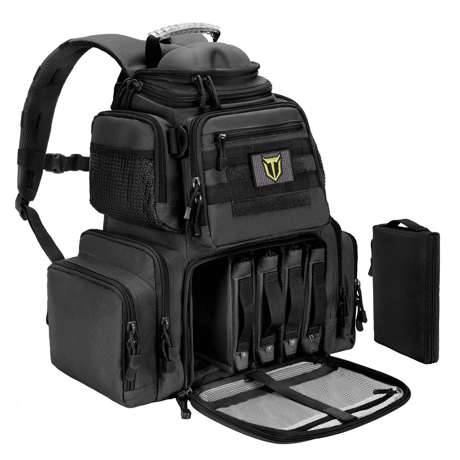 Tactical Military Pistol Backpack With 6 Pistol Cases Gun Shoting Ammunition Backpack With 10 Magazine Slots For Outdoor Hunting
Tactical Military Pistol Backpack With 6 Pistol Cases Gun Shoting Ammunition Backpack With 10 Magazine Slots For Outdoor Hunting