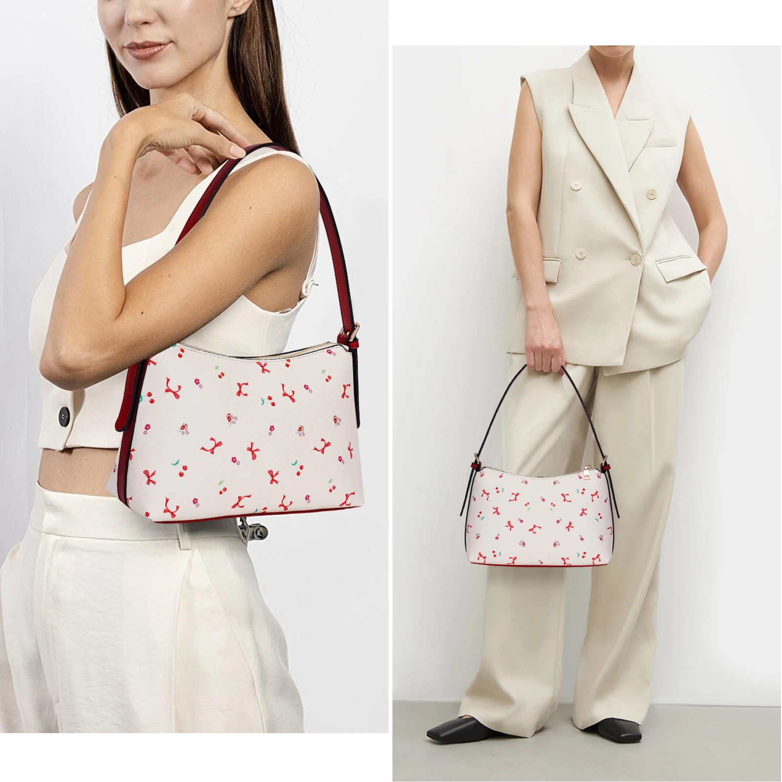 Shoulder Bag for Women Bow Handbag PU Leather Floral Hobo Bag Removable Strap Tote Bag for Work Tavel
Shoulder Bag for Women Bow Handbag PU Leather Floral Hobo Bag Removable Strap Tote Bag for Work Tavel