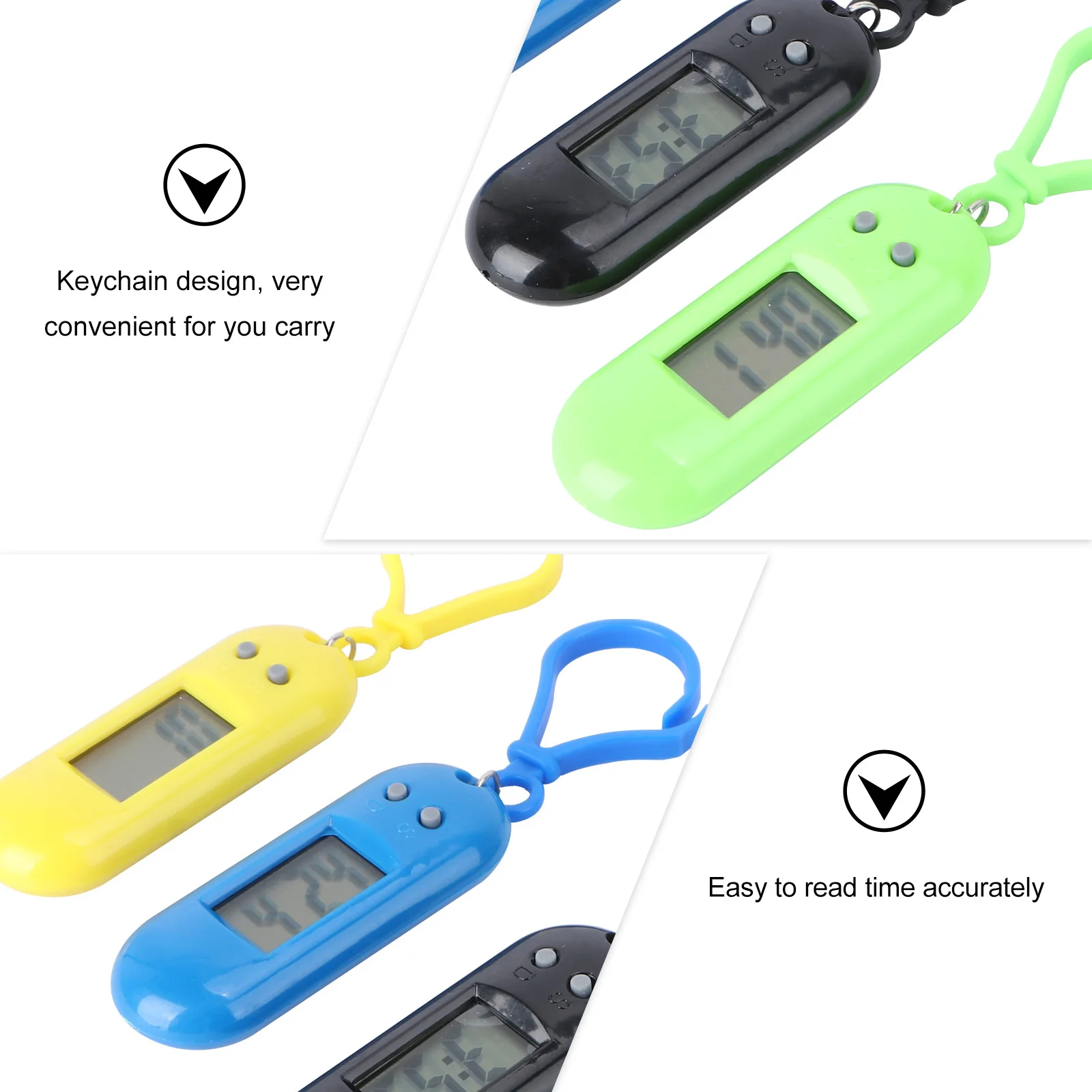 4 Pcs Keychain Pocket Watch Durable Premium Material Digital Clock for Kids Girls Easy Accurate Time Reading Gifts
4 Pcs Keychain Pocket Watch Durable Premium Material Digital Clock for Kids Girls Easy Accurate Time Reading Gifts
