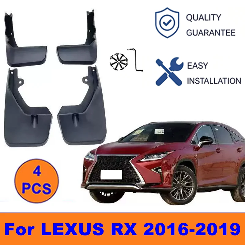 4Pcs Mud Flaps For LEXUS RX 2016-2019 - Splash Guards Front&Rear Wheel Fender Mudguards Car Exterior Protection Accessories
4Pcs Mud Flaps For LEXUS RX 2016-2019 - Splash Guards Front&Rear Wheel Fender Mudguards Car Exterior Protection Accessories