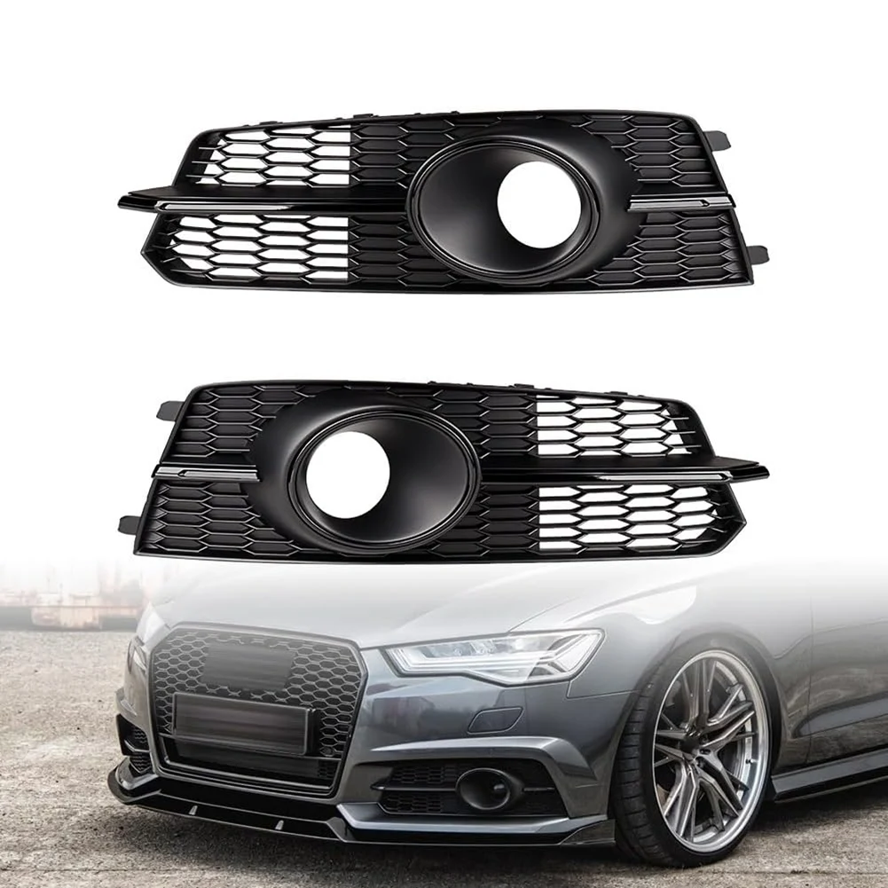 Front Bumper Fog Light Grille Cover Honeycomb Mesh For A6 C7 2016-2018 Accessories 4G0807647A 4G0807648A
Front Bumper Fog Light Grille Cover Honeycomb Mesh For A6 C7 2016-2018 Accessories 4G0807647A 4G0807648A