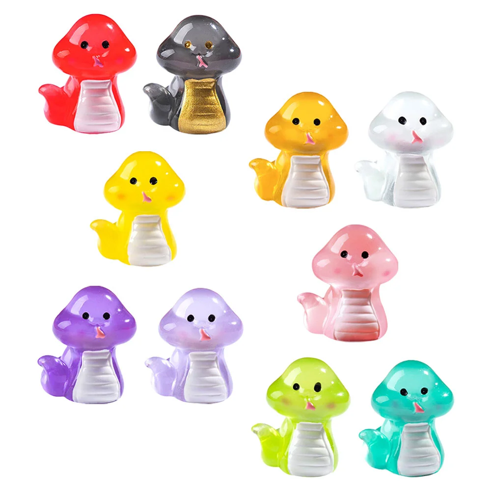 10 Pcs Year of The Snake Decorations Glow in Dark Mini Animals Dollhouse Accessories Bath Toys No Holes Tiny Snake
10 Pcs Year of The Snake Decorations Glow in Dark Mini Animals Dollhouse Accessories Bath Toys No Holes Tiny Snake