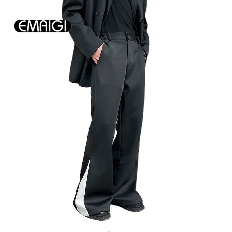Flare Pants Men Vintage Fashion Casual Bell-bottom Trousers Male Streetwear Net Celebrity Long Pants Stage Costume
Flare Pants Men Vintage Fashion Casual Bell-bottom Trousers Male Streetwear Net Celebrity Long Pants Stage Costume
