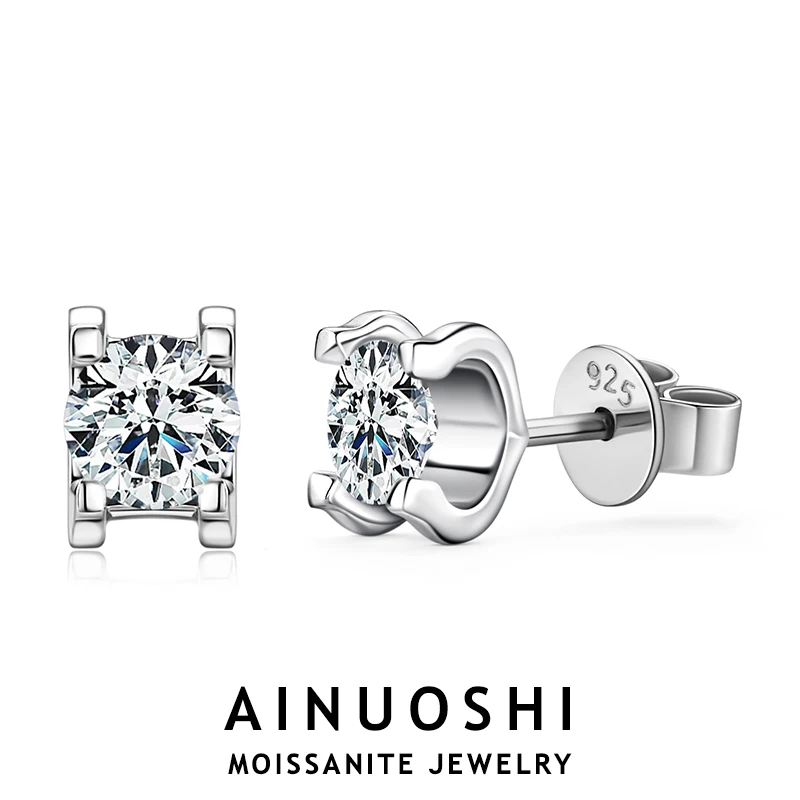 Серьги AINUOSHI 5 мм с круглым вырезом, классические серьги-солитер из стерлингового серебра 925 пробы для женщин, модные ювелирные украшения
Серьги AINUOSHI 5 мм с круглым вырезом, классические серьги-солитер из стерлингового серебра 925 пробы для женщин, модные ювелирные украшения