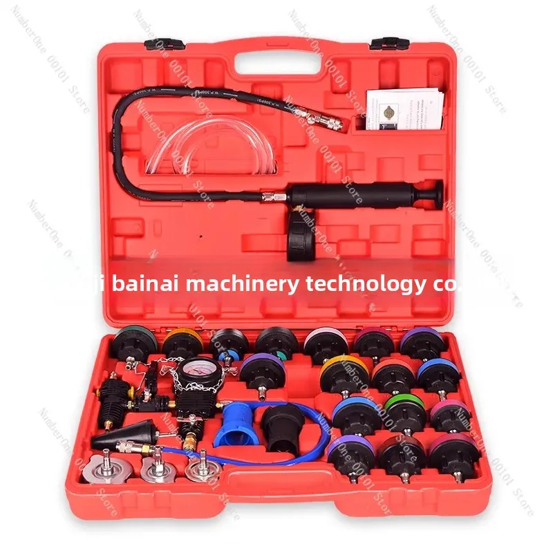 28-piece Set Car Radiator Leak Detector Car Radiator Pressure Gauge Leak Detection Tester Radiator Inspection Repair Tool
28-piece Set Car Radiator Leak Detector Car Radiator Pressure Gauge Leak Detection Tester Radiator Inspection Repair Tool