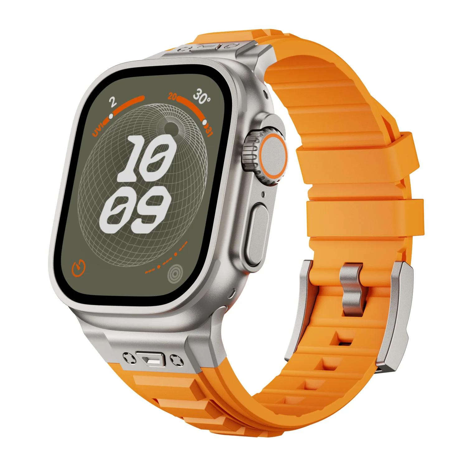 Ремешок из нержавеющей стали и силикона для Apple watch Ultra 2 band, спортивный браслет для iwatch Series 9 8 7 6 5 SE, 49 мм 45 мм 44 мм 42 мм
Ремешок из нержавеющей стали и силикона для Apple watch Ultra 2 band, спортивный браслет для iwatch Series 9 8 7 6 5 SE, 49 мм 45 мм 44 мм 42 мм