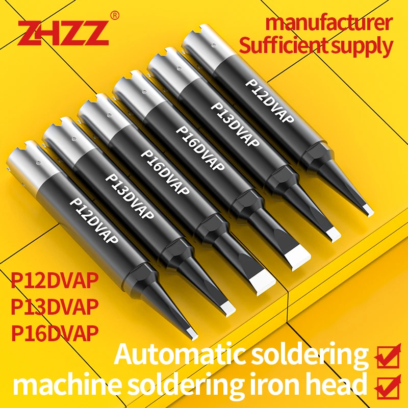 ZHZZ Sodering Iron tips P12DVAP P13DVAP P16DVAP Copper Heating Tin Head For UNIX Automatic Soldering Machine Robot
ZHZZ Sodering Iron tips P12DVAP P13DVAP P16DVAP Copper Heating Tin Head For UNIX Automatic Soldering Machine Robot