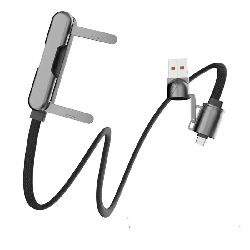 24-Hour Delivery 240W Fast-Charging 2-In-1 Cable With 360° Rotating Phone Stand Foldable USB& Type-C Adapter For Car And
24-Hour Delivery 240W Fast-Charging 2-In-1 Cable With 360° Rotating Phone Stand Foldable USB& Type-C Adapter For Car And