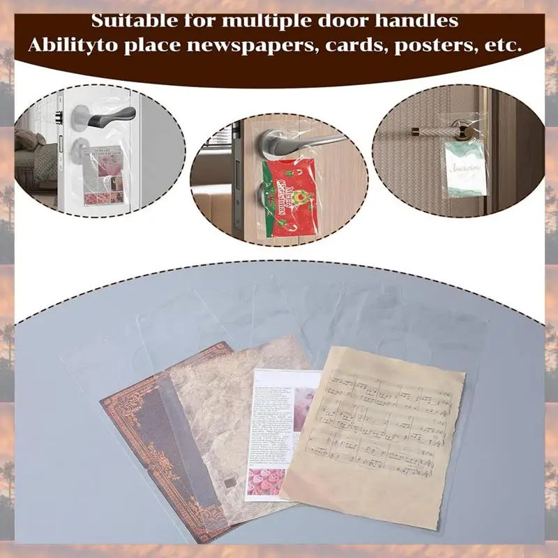 2025 Trend 500 Pack Door Hanger Bags 6Inch X 12Inch, Clear Door Hanger Bags Protects Flyers, Brochures, Notices, Printed Materia
2025 Trend 500 Pack Door Hanger Bags 6Inch X 12Inch, Clear Door Hanger Bags Protects Flyers, Brochures, Notices, Printed Materia
