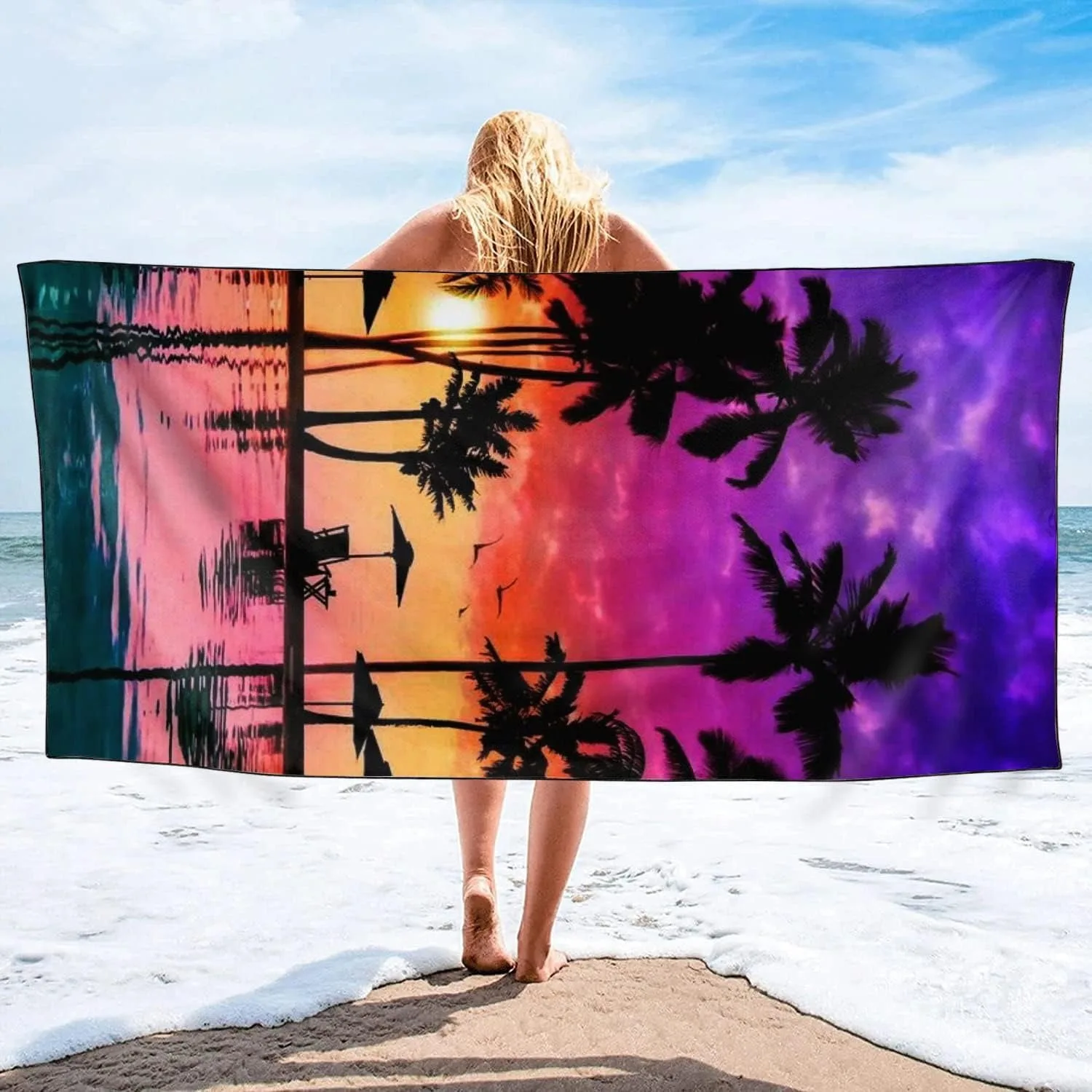 The setting sun pattern Beach Towel for Family stuffs friend Gift Quick-Dry Sand free For Bath Yoga Beach Camping Swimming GYM
The setting sun pattern Beach Towel for Family stuffs friend Gift Quick-Dry Sand free For Bath Yoga Beach Camping Swimming GYM
