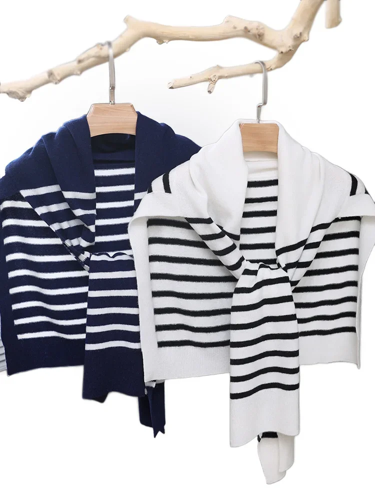 Wholesale Knitted Stripes Shawl New Trend Women Perfect Pure Wool Imitate-Cardigan Cape Sleeved Neck Collar Scarf Warm Light
Wholesale Knitted Stripes Shawl New Trend Women Perfect Pure Wool Imitate-Cardigan Cape Sleeved Neck Collar Scarf Warm Light