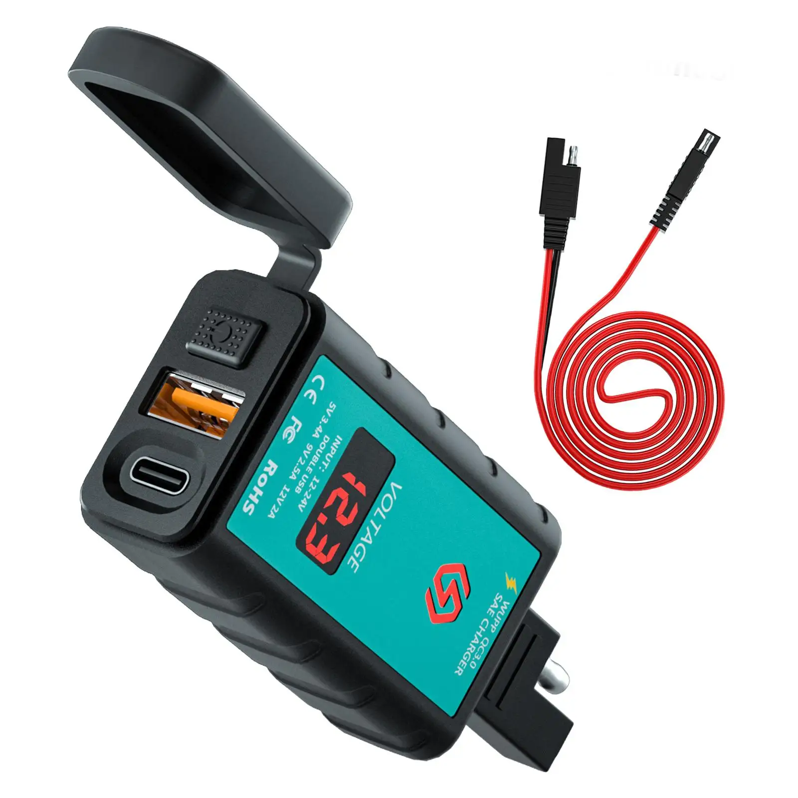 Motorcycle USB Charger DC12V-24V Motorcycle Accessories Motorcycle Phone Charger
Motorcycle USB Charger DC12V-24V Motorcycle Accessories Motorcycle Phone Charger