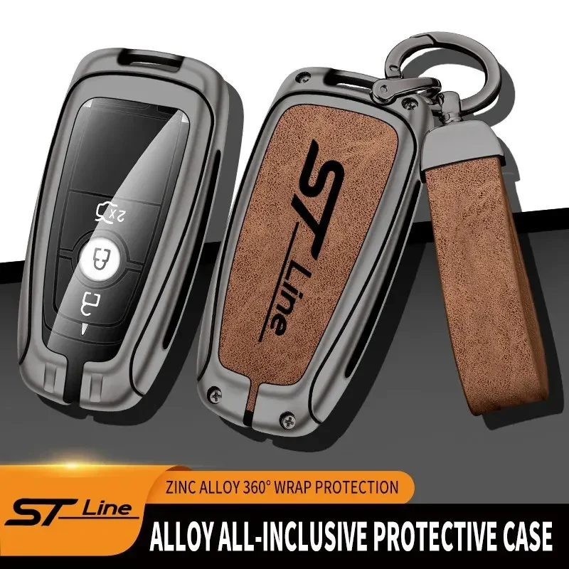 Zinc Alloy Car Remote Key Case Cover For Ford Fusion Edge Puma S-MAX ST Line Remote Control Protector For Ford STline Key Holder
Zinc Alloy Car Remote Key Case Cover For Ford Fusion Edge Puma S-MAX ST Line Remote Control Protector For Ford STline Key Holder