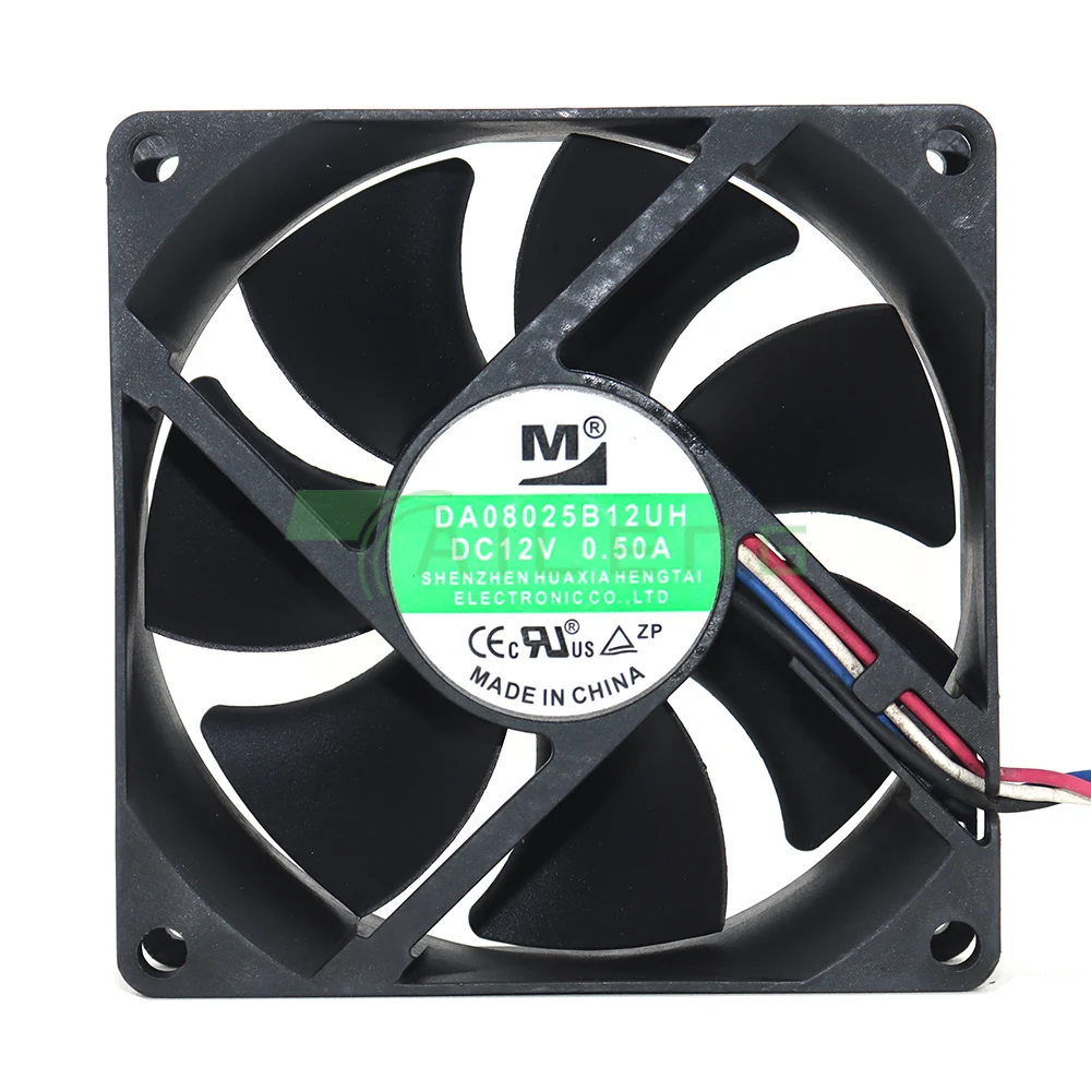 Original DA08025B12UH DC 12V 0.50A 80*80*25MM 8CM 80mm Cooling Fan 4 pin PMW Shenme PSU Cooler
Original DA08025B12UH DC 12V 0.50A 80*80*25MM 8CM 80mm Cooling Fan 4 pin PMW Shenme PSU Cooler