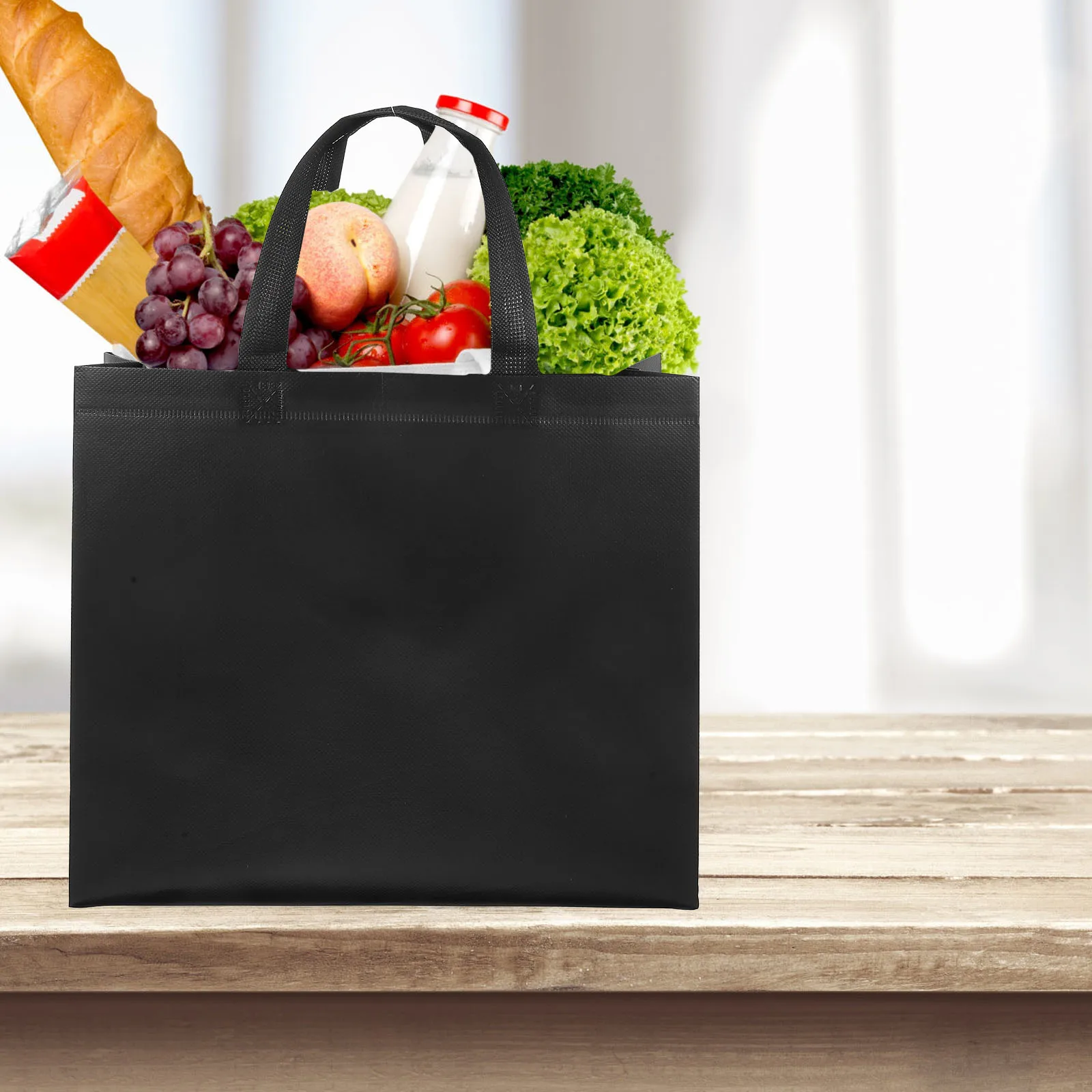 25pcs Tote Non woven Reusable Grocery Large Capacity Lightweight Portable Outdoor Shopping Bag Storage Bag
25pcs Tote Non woven Reusable Grocery Large Capacity Lightweight Portable Outdoor Shopping Bag Storage Bag