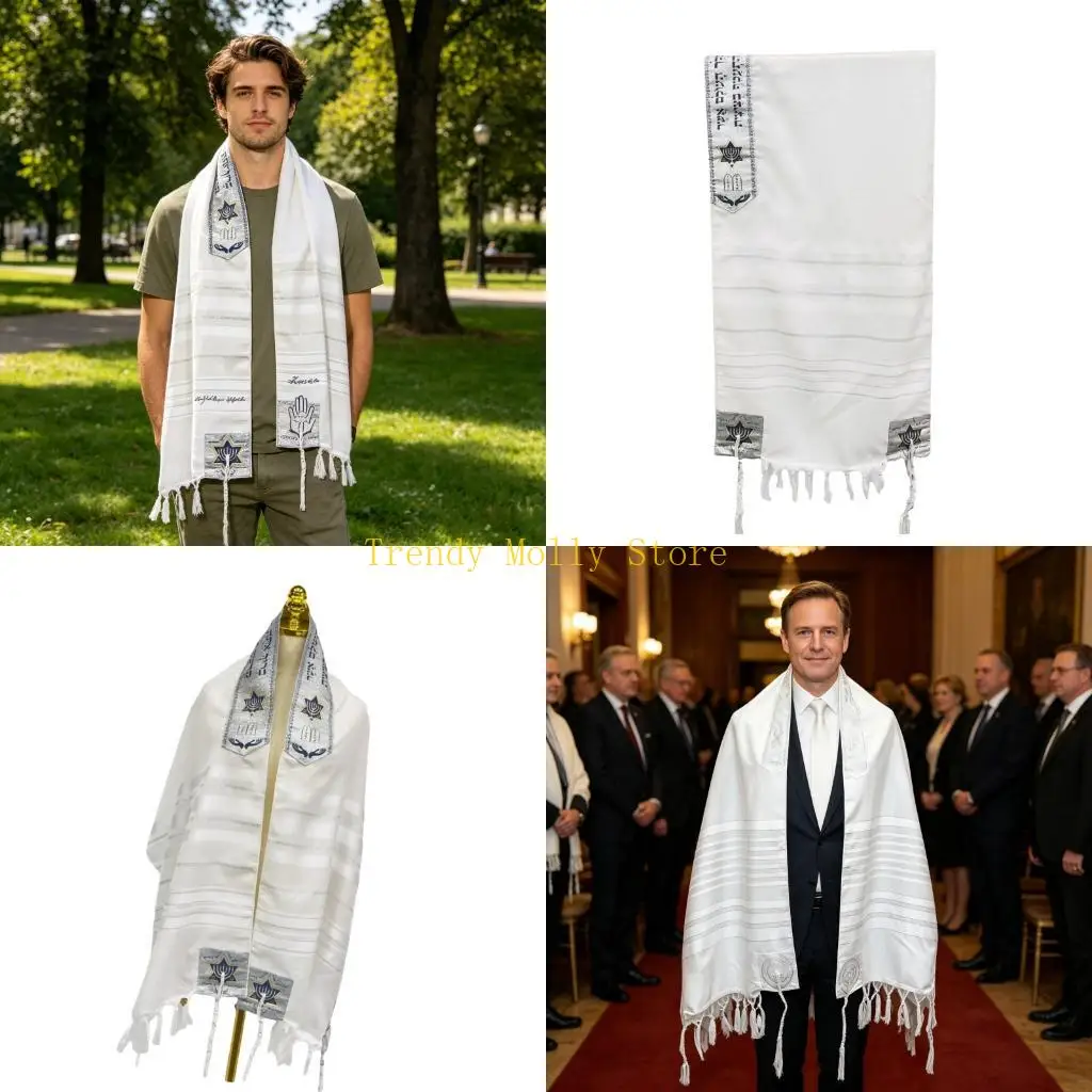 N5KB Summer White Prayer Scarf Thin Breathable Design Great For Religious Ceremonies
N5KB Summer White Prayer Scarf Thin Breathable Design Great For Religious Ceremonies