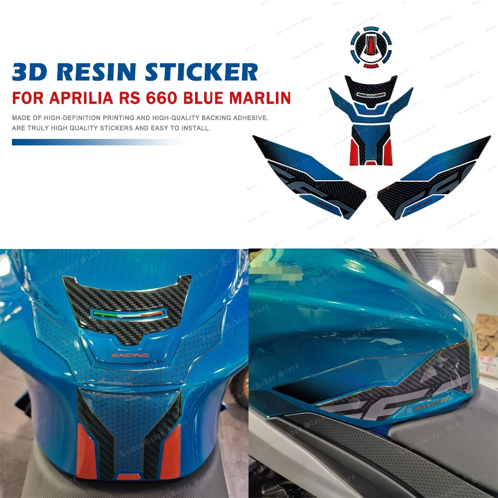 RS660 Blue Marlin 2025-2026 Motorcycle Accessories 3D Epoxy Resin Tank Pad Protection Sticker Kit for Aprilia RS 660 rs660
RS660 Blue Marlin 2025-2026 Motorcycle Accessories 3D Epoxy Resin Tank Pad Protection Sticker Kit for Aprilia RS 660 rs660