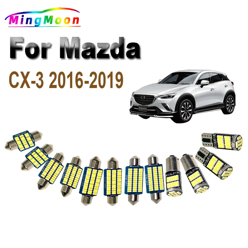 10Pcs Canbus For Mazda CX-3 CX3 2016 2017 2018 2019 Map Reading Dome Trunk License Plate Lamp Interior Car LED Light Kit
10Pcs Canbus For Mazda CX-3 CX3 2016 2017 2018 2019 Map Reading Dome Trunk License Plate Lamp Interior Car LED Light Kit