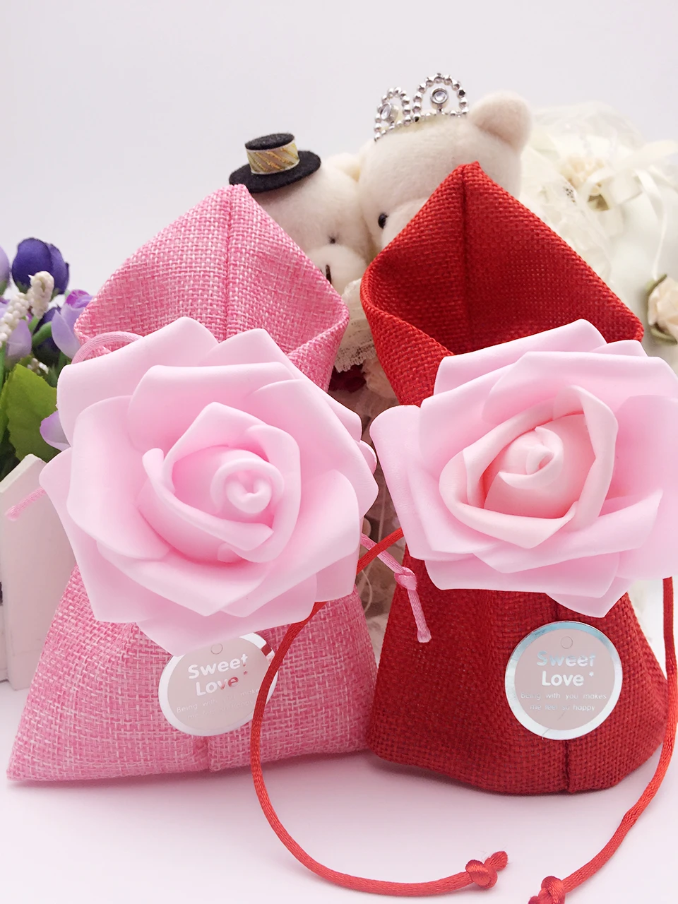 Rose New Sugar Bag Chinese Style Bag Creative Wedding Candy Box Candy Box Wedding Supplies
Rose New Sugar Bag Chinese Style Bag Creative Wedding Candy Box Candy Box Wedding Supplies