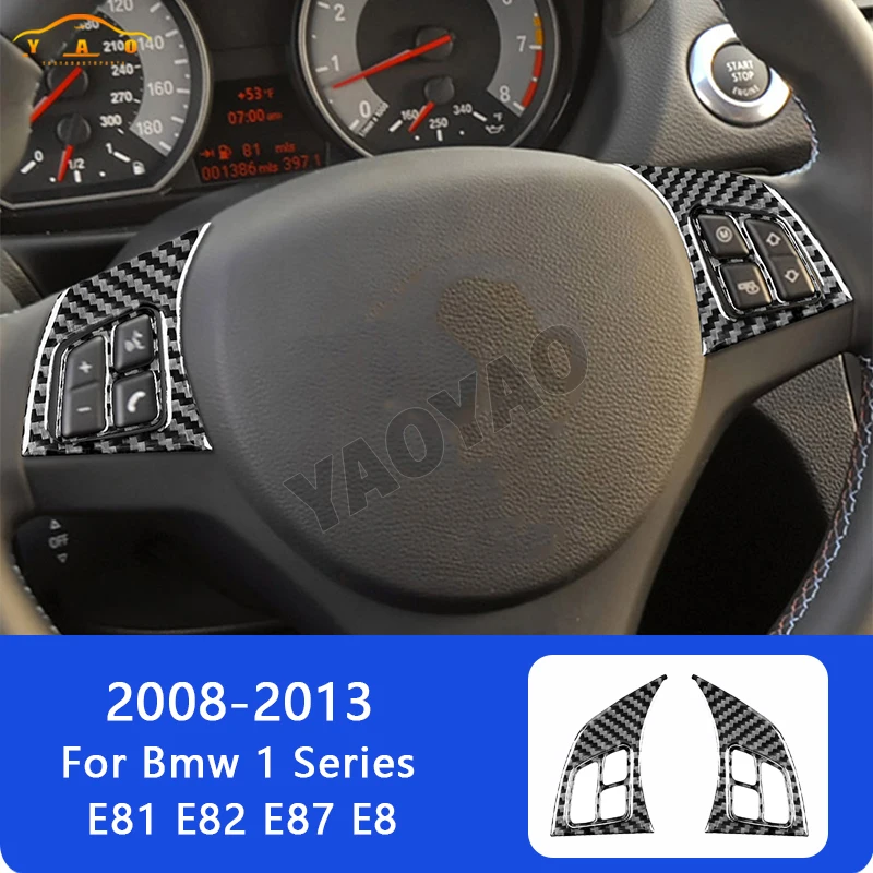 Carbon Fiber Steering Wheel Buttons Panel Protection Cover Frame Decoration Sticker For BMW E87 1 Series E87 E82 E88 2008-2013
Carbon Fiber Steering Wheel Buttons Panel Protection Cover Frame Decoration Sticker For BMW E87 1 Series E87 E82 E88 2008-2013