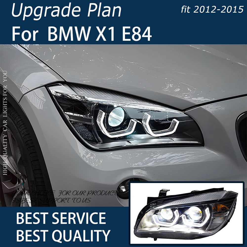 Car Lights for BMW X1 2011-2015 E84 LED Auto Headlight Assembly Upgrade Bifocal Lens Angel Eye Design Signal Lamp Accessories
Car Lights for BMW X1 2011-2015 E84 LED Auto Headlight Assembly Upgrade Bifocal Lens Angel Eye Design Signal Lamp Accessories