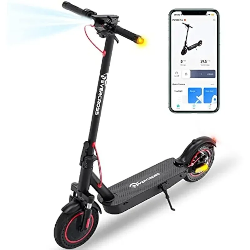 EV10K PRO App-Enabled Electric Scooter , Scooter Adults with 500W Motor , Up to 19 MPH & 22 Miles E-Scooter
EV10K PRO App-Enabled Electric Scooter , Scooter Adults with 500W Motor , Up to 19 MPH & 22 Miles E-Scooter