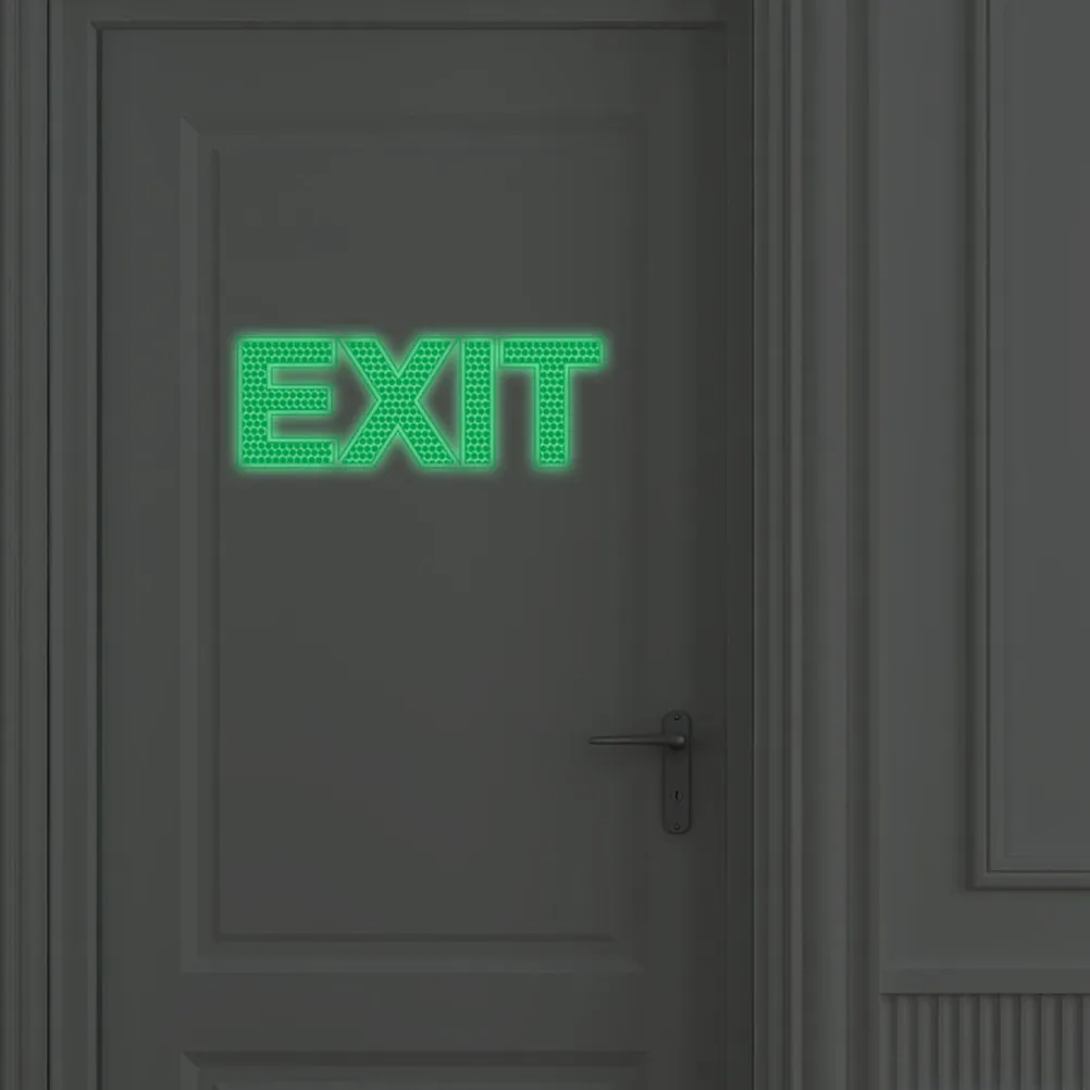 Luminous Exit Wall Sticker Decal Emergency Door Gate Safety Sign Size 6.5x19cm Bright Exit Sign for Office School
Luminous Exit Wall Sticker Decal Emergency Door Gate Safety Sign Size 6.5x19cm Bright Exit Sign for Office School