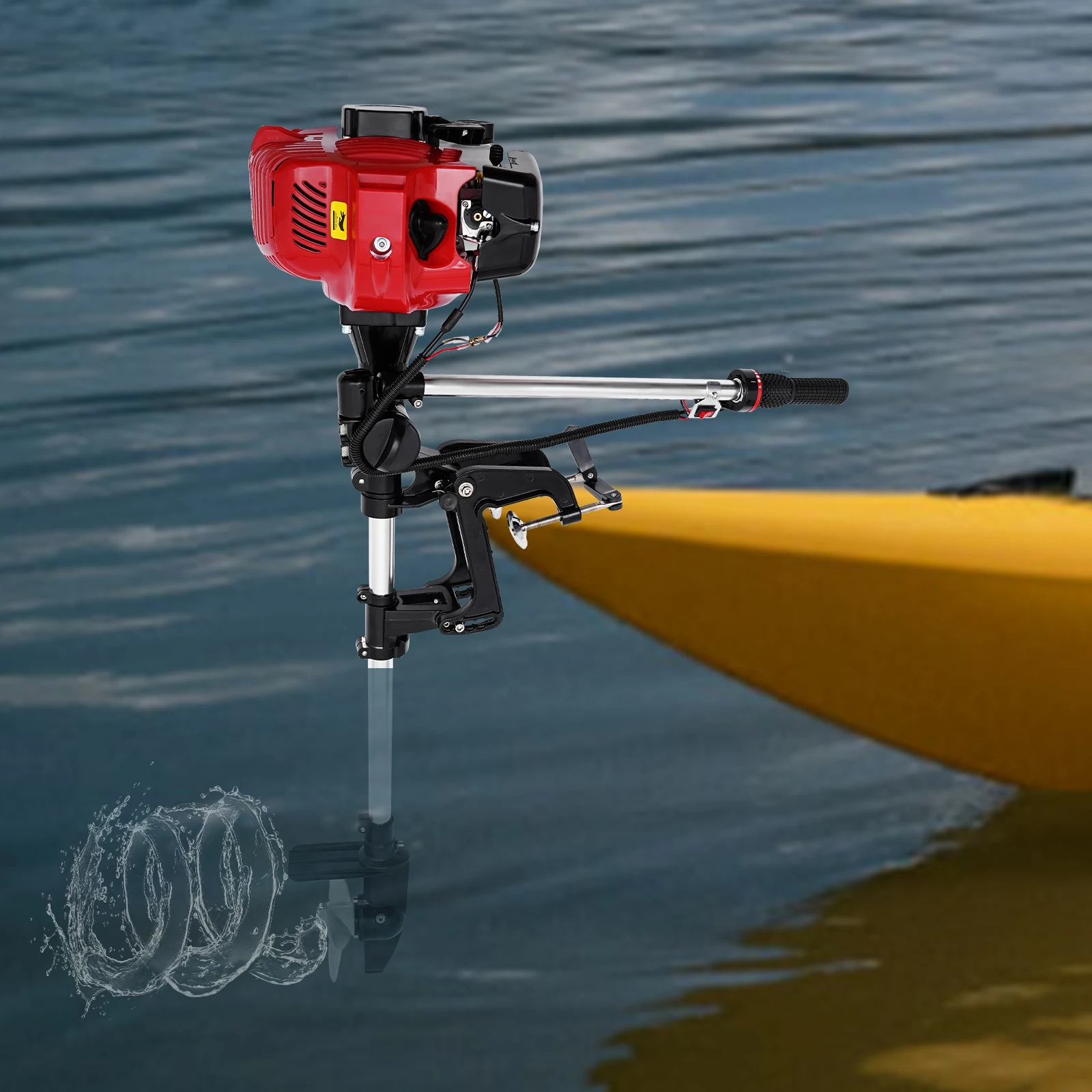 Petrol Outboard 6HP 45CC Two Stroke Short Shaft Air Cooling Outboard Motor with CDI Ignition and Continuous Gear for Inflatable
Petrol Outboard 6HP 45CC Two Stroke Short Shaft Air Cooling Outboard Motor with CDI Ignition and Continuous Gear for Inflatable