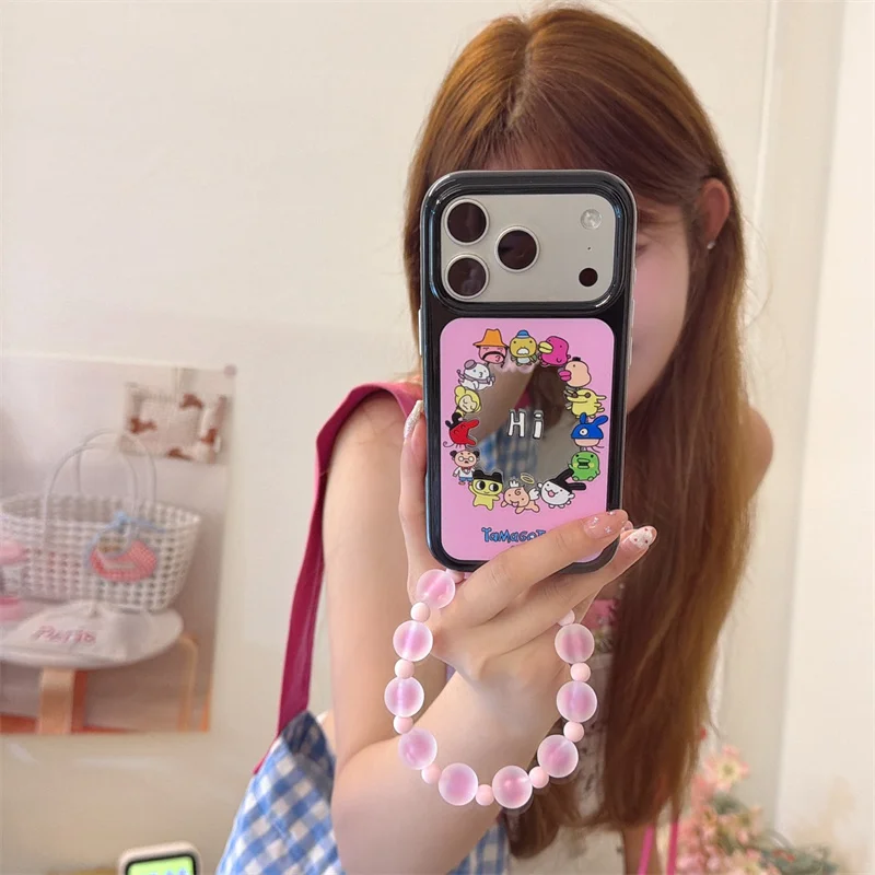 Cute Cartoon Phone Case For iPhone 15 16 17 Promax Pink Bead Wrist Strap Shockproof Clear Hard Cover Girls Protection New 2026
Cute Cartoon Phone Case For iPhone 15 16 17 Promax Pink Bead Wrist Strap Shockproof Clear Hard Cover Girls Protection New 2026