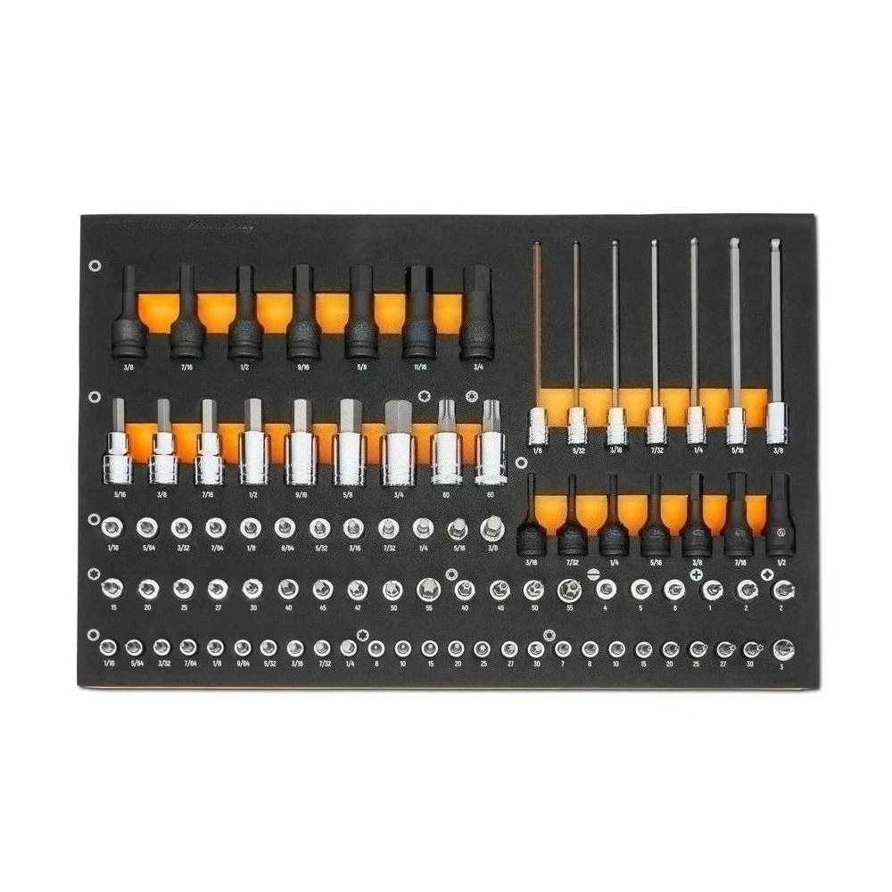 88 Piece 1 4, 3 8, 1 2 Drive SAE Bit Socket Set in Foam Storage Tray GWMSBSKCBSAE -HOT
88 Piece 1 4, 3 8, 1 2 Drive SAE Bit Socket Set in Foam Storage Tray GWMSBSKCBSAE -HOT