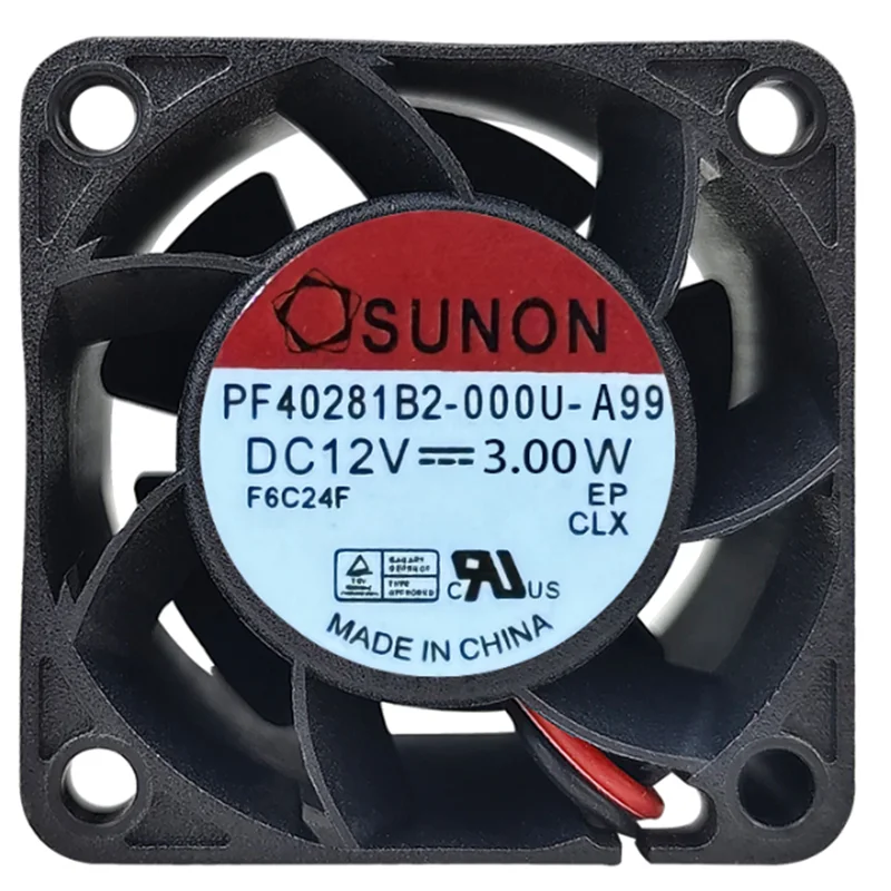 PF40281B2-000U-A99 DC 40X28mm 12V 13000RPM axial cooling fan
PF40281B2-000U-A99 DC 40X28mm 12V 13000RPM axial cooling fan