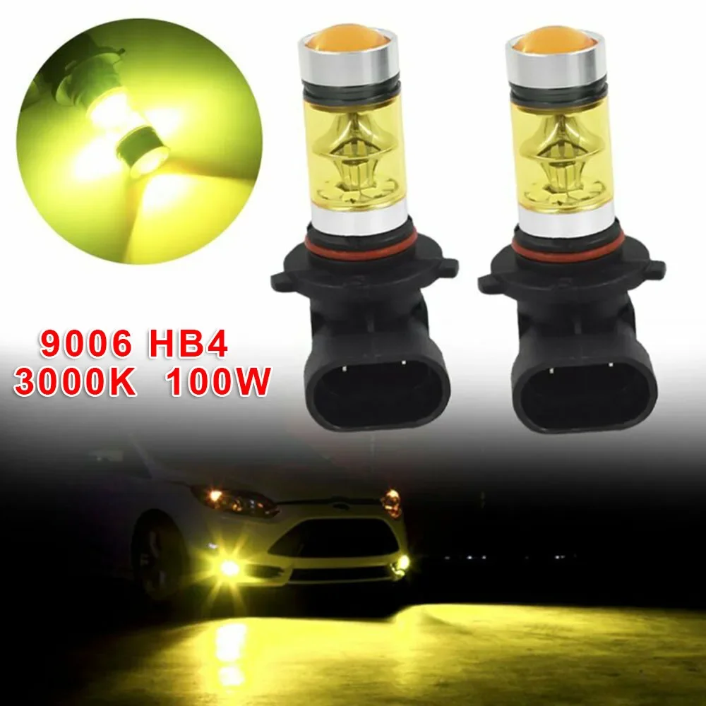 100W LED Light 1600LM 3000K Replacement Set Shockproof 1 Pair 9006/HB4 Yellow Auto DC 12V DRL Lamp Super Bright
100W LED Light 1600LM 3000K Replacement Set Shockproof 1 Pair 9006/HB4 Yellow Auto DC 12V DRL Lamp Super Bright