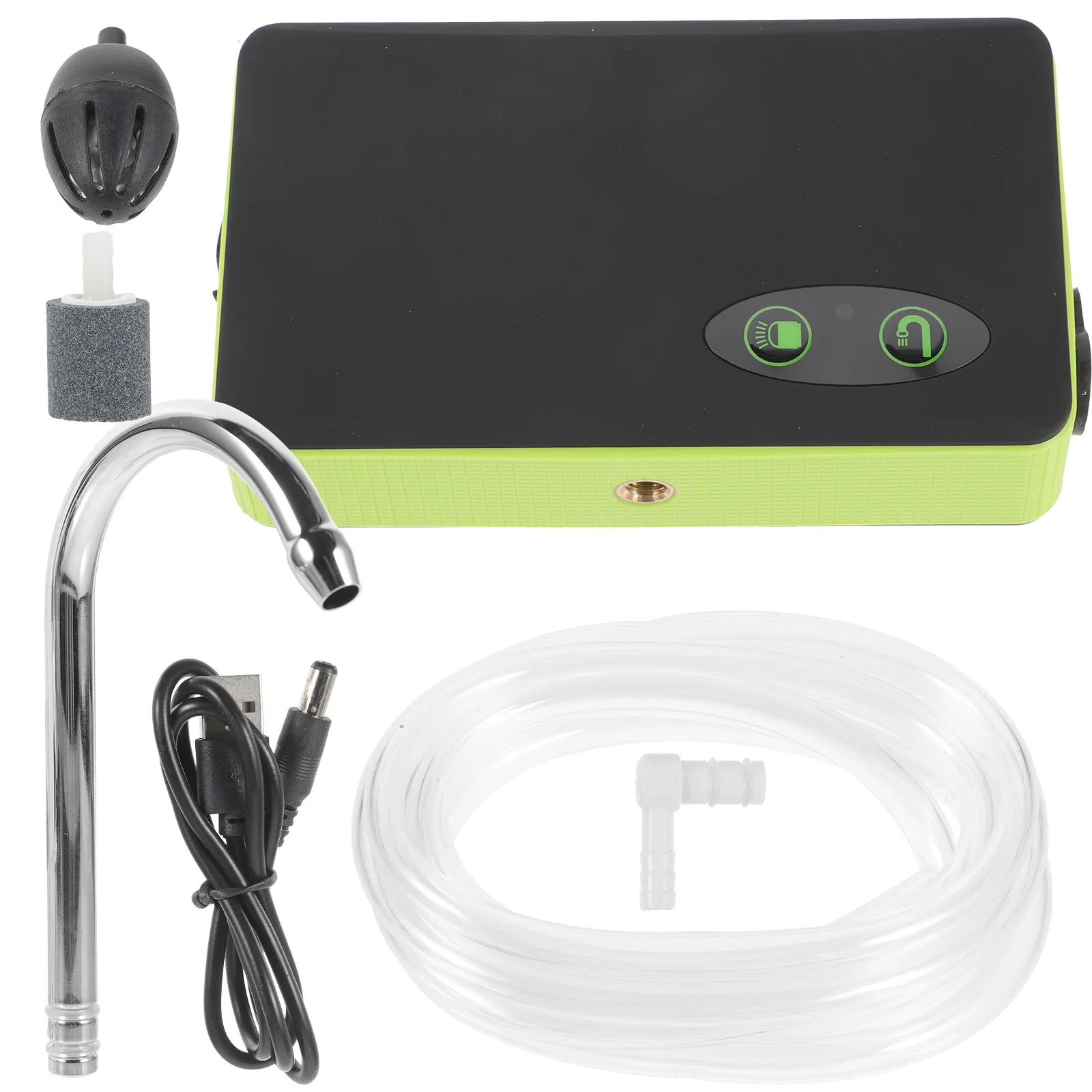 Outdoor Portable 3-In-1 Induction Charging Oxygen Pump Fishing Water Absorber Aerator Led Bait Lights Green Garden Pond Aquarium
Outdoor Portable 3-In-1 Induction Charging Oxygen Pump Fishing Water Absorber Aerator Led Bait Lights Green Garden Pond Aquarium